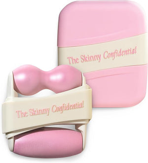 The Skinny Confidential Mint Ice Roller for Face - Compact Facial Skin Care Tools for Sculpting &amp; Contouring - Cold Therapy Facial Rollers May Reduce Puffiness &amp; Redness - Beauty Gifts for Wom