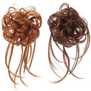 NASTYA Messy Bun Hair Piece for Women Synthetic Hair Bun with Elastic Comb Messy Bun Curls Hair Bun Women Wig Hair Extensions Hair Accessories Hair Extensions Hair Scrunchies (Color : SW205-11)