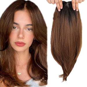 Clip in Hair Pieces for Women Toppers bangs hair clip Thinning Extensions Pieces Wiglets Covers Sparse hair loss