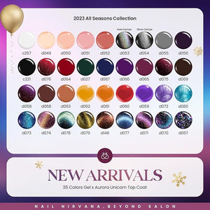 Beetles Halloween Gel Nail Polish - 39 Pcs Jelly Nail Set Glitter Changing Nail Polish Kit Treasure Box Collection with 3Pcs Base Matte and Glossy Top Soak Off Nails