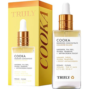 Truly Cooka Collection | Soothing &amp Hydrating Treatment for Sensitive Areas | Prevents Irritation and Ingrown Hair in Bikini Line &amp Intimate Areas