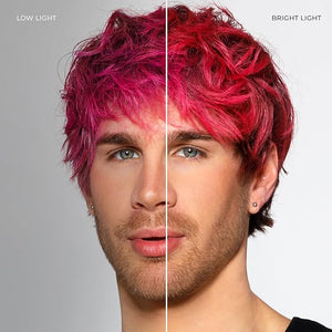 XMONDO Color Pink + Red Shade Shift Color Depositing Mask Infused with Bond Boosters &amp Hyaluronic Acid to Nourish Revitalize &amp Repair Vegan Formula 8 Fl Oz 1-Pack