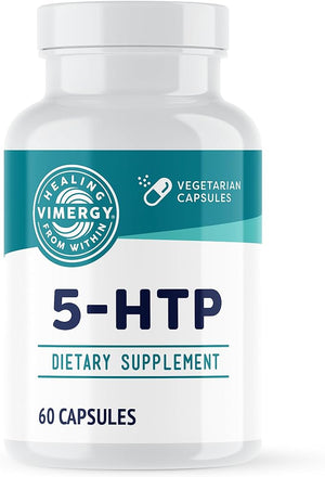 Vimergy 5-HTP Capsules? Clean Formula Supporting a Healthy Mood Better Sleep and May Enhance Serotonin Levels.* Kosher and Vegan. ? (60 ct.)