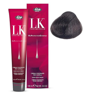 Lisap LK Oil Protection Complex Hair Color Cream 100 ml./3.38 fl.oz. (6/2 - Dark Ash Blonde)