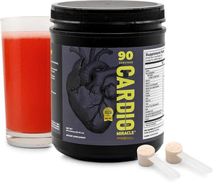 Cardio Miracle Nitric Oxide Supplement with Super Beets 90 Servings - Beet Root Powder with L-Arginine to Support Circulation Blood Flow Energy Endurance Stamina &amp Heart Health for Men and Wom