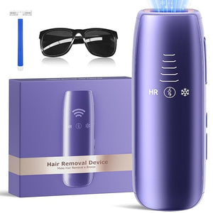 Laser Hair Removal with 5¡É Ice Cooling, Painless IPL Laser Hair Removal Device for Women &amp; Men, 999,999 Flashes, 5 Levels, 2 Modes, Permanent At-Home Hair Removal for Face &amp; Body, with 3 in 1