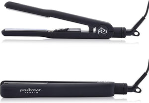 Paul Brown Hawaii Pro Nano Titanium Hair Straightener for Thin to Thick Hair Premium Titanium Plate Flat Iron Creates Silky Smooth Hair Finish Home and Professional Salon