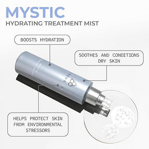 COSMEDIX Mystic Face Moisturizer for Women &amp Men - Plant-Based Hydrating Face Mist for Oily Sensitive &amp Blemish-Prone Skin - Oil-Free Facial Skin Care for Moisturized Radiant-Looking