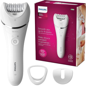 Philips Beauty Epilator Series 8000 for Women with 3 Accessories BRE700/04
