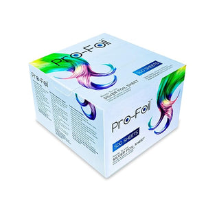 Just Home Blue Hair Highlighting Pop Up Foils 500 Sheets Pre ? Cut for Bleaching Coloring Lightening Styling In-Built Dispenser for Professionals Salons Personal Use