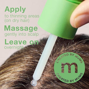 mumms Scalp Serum Hair Growth Treatment with Saw Palmetto and Ginger Root 2 fl oz Daily Use