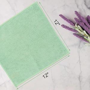 Washcloths Bulk 100 Pack Face Towels (12" x 12"), Highly Soft Wash Cloths and Hand Towels, Fast Drying Multi-Purpose Microfiber Cleansing Cloths for Bathroom, Hotel, Spa, and Salon-Multicolor