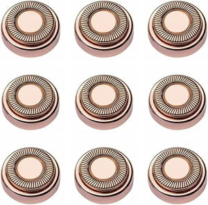 for Flawless Hair Remover 1/2/3/4/6/8/9/12 Pcs Replacement Heads Count Replacing Blades for Gen1 Lipstick Shaped Hair Remover(9pcs)