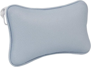 MILISTEN Bath Neck Pillow Bath Headrest Pillow Bath Pillow Support Neck Shoulders Head Rest Cushion with Suction Cup Blue Home Spa Pillow for Bathtub Hot Tub Bath Tub Pillows Bolster Bath Spa Pillow