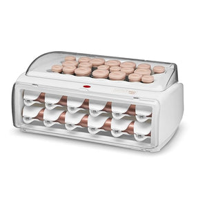 INFINITIPRO BY CONAIR Ceramic Flocked - Hot Rollers for Long Medium and All Hair - Hair Curler - Hair Roller Clips Included - 1 1/4-inch 1-inch and 3/4-inch Rollers