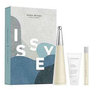Issey Miyake L'Eau d'Issey Eau de Toilette Holiday Fragrance Set for Women - Includes Eau de Toilette (100 mL) Moisturizing Body Lotion (50 mL) &amp Eau de Toilette Purse Spray (10 mL)
