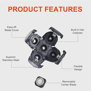 3 Pack Shaver Replacement Blades for Fre*bi*d Bald Men Head Shaver Kit 5 Blades Head Shaver Replacement HeadsHead and Face Electric Razor Shaver Heads