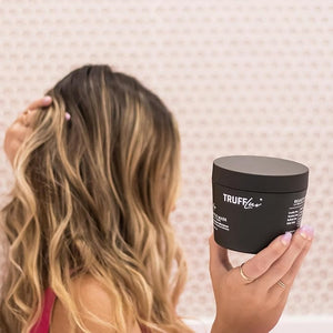TruffLuv | Indulge Collection Truffle Mask Infused with Black Truffle Extract Hydrating and Strengthening Hair Mask Anti-Aging &amp Enhances Shine Paraben Free Sulfate Free 16.9 Fl Oz