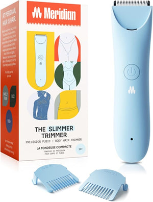 MERIDIAN Slimmer Trimmer ? Electric Razor for Women Bikini Line &amp Pubic Hair Trimmer Rechargeable &amp Waterproof Painless Flawless Shave for Sensitive Skin Gentle Quiet &amp Travel-Friend