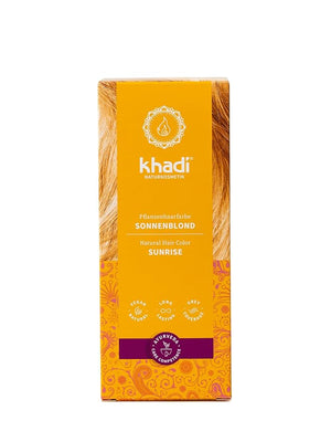 khadi SUNRISE Natural Hair Color - Hair Color for shiny honey blonde to summery sun blonde - 100% herbal &amp natural - 3.5 oz