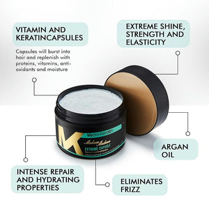 Mycro Keratin Intensive Hydration Hair Mask for Dry Damaged Hair - Deep Conditioning for All Hair Types (8.45 Fl.oz)