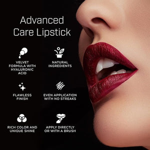 Radiant Professional Advanced Care Lipstick - Ultra Nourishing, Moisturizing Long Lasting Matte Lipstick With Vitamin E- UVA UVB Filters For Sun Protection- VELVET (01 CANTALOUPE - LIGHT PINK NUDE)