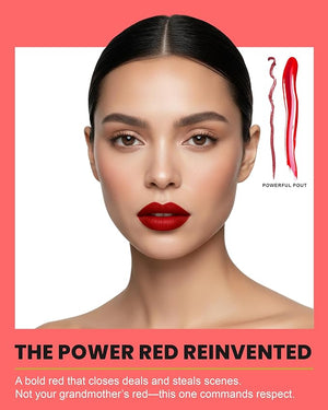 Lip Kit Duo ? Powerful Pout - TikTok-Viral Precision Liner &amp; Glossy Liquid Lipstick, Clean 2-Step Set with Hydrating Long-Wear Color ? Bold Inclusive Beauty for Everyday Konfidence