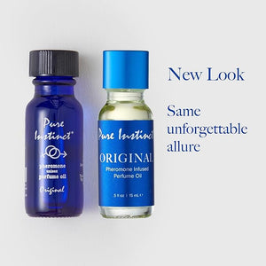 Pure Instinct (2-Pack - The Original Pheromone Infused Essential Oil Perfume Cologne - Unisex For Men and Women - TSA Ready