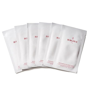 Borghese Restorative Eye Sheet Masks - Nourishing and Brightening Under Eye Treatment Masks 6 Pairs