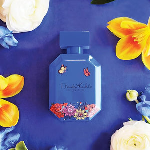 Frida Kahlo Blue Eau de Parfum for Women ? Floral Gourmand Fragrance with Agave, Coconut, Jasmine, Orange Blossom, Mexican Vanilla &amp; Amber Long-Lasting Perfume ? 1.7 oz Lacquered Bottle Made in US