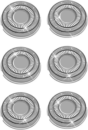 SH30 Shaving Head Razor BladeCompatible For Philips NorelcoSeries 3000 2000 1000 Replacement Heads(6pcs)
