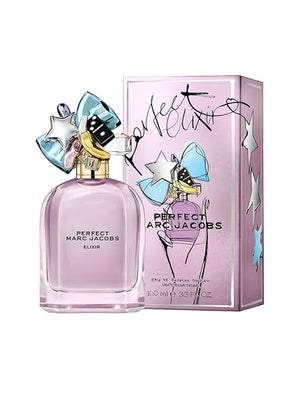 Marc Jacobs Perfect Elixir Eau de Parfum ? Ambery Floral Women's Perfume ? With Notes of Purple Rhubarb Golden Amber Woods &amp Vanilla Bean Extract - Vegan Fragrance