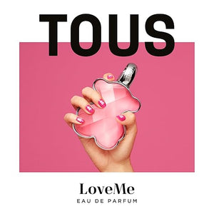 TOUS LoveMe Eau de Parfum for Women, Elegant Floral Fruity Perfume With Notes of Lotus Flower, Freesia, and Almond. Long-Lasting Scent for Everyday Wear, 3 Fl Oz