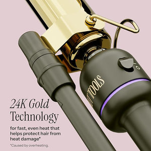 Hot Tools Pro Artist 24K Gold Marcel Iron | Long Lasting Curls, Waves (1 in)
