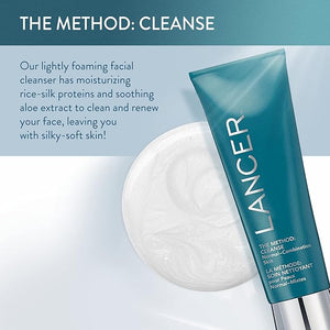 Lancer Skincare The Method: Cleanse Face Cleanser Daily Face Wash with Salicylic Acid Normal or Combination Skin 4.05 Fluid Ounces