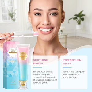 Niacinamide Whitening Toothpaste£¬Mild Mint for Fresh Breath,24-Hour Fresh Breath,Triple Brightening Niacinamide-Infused Toothpaste£¬Fluoride-Free Formula Suitable for Sensitive Teeth (2)