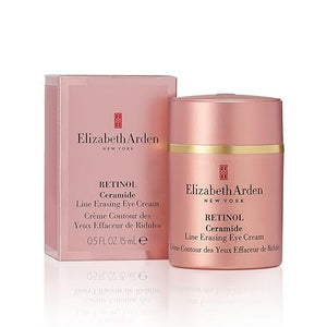 Elizabeth Arden Retinol Ceramide Fine Line and Wrinkle Erasing Eye Cream with Anti-Aging Skin Care with Vitamin E Hyaluronic Acid &amp Niacinamide 0.5