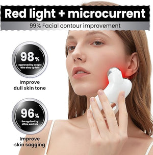 Microcurrent Facial DeviceLatest Red Light TechnologyEnhances The Ability to Lift The Face and Tighten The SkinFacial Wrinkle EquipmentSmart Photon Micro-Current Device Model:EP-300.