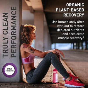 Garden of Life Sport Vegan Post Workout Muscle Recovery Powder for Men &amp; Women - BlackBerry Lemonade 30 Servings, Organic Plant Based Recovery, 100mg Magnesium, Antioxidants, Post Workout Suppleme
