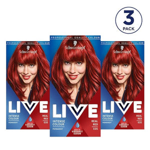 Schwarzkopf Live Intense Permanent Hair Colour Real Red (number 35) 142ml