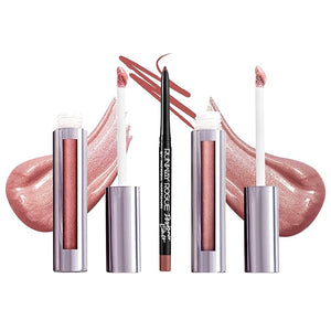 Runway Rogue LuxGloss Kit with 2 Moisturizing Shimmer Lip Gloss Tubes (¡®Strike a Pose¡¯ and ¡®Fashion Week¡¯) and 1 Matte Lip Liner Pencil (¡®Work It Babe¡¯)
