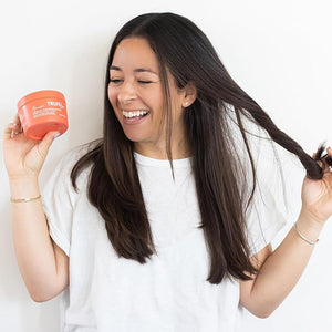 TruffLuv | Nourish Collection Argan Volume Mask Infused with Black Truffle Extract Lightweight Thickening &amp Volumizing Hair Mask Restores Vitality &amp Builds Body Paraben Free Sulfate Free