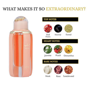 Nusuk Mahab Perfume for Men &amp Women - 100ml | Long Lasting Eau De Parfum | Red Fruits &amp Musk Notes | Luxury Oriental Fragrance Gift