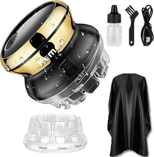 KEMEI Hair Clipper for Self-Haircut Rotary Blades Quick Cut Hair Clippers Personal Cordless Electric Trimmer USB Rechargeable Wireless Hair Cut Machine with LED Display KM-887