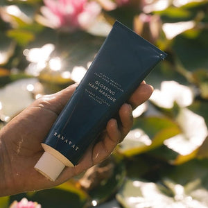 RANAVAT Glossing Hair Mask - Damaged Hair Repair &amp Conditioning Hair Mask with Hyaluronic Acid + Moringa Seed Oil to Mend Breakage &amp Split Ends - Vegan &amp Cruelty-Free Hair Care (5 oz)