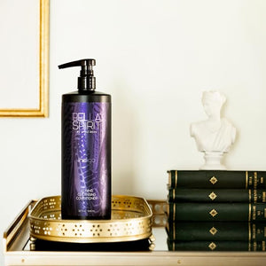 Bella Spirit by Chaz Dean Indigo Toning Cleansing Hair Conditioner - Adds Moisture to Dry, Curly, &amp; Fine Hair, Shampoo Alternative for Women &amp; Men, Hydrating &amp; Moisturizing - 32 fl oz (Pac