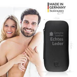 marQus Manicure Sets for Women &amp Men from Solingen Germany with glass nail file - Quality Grooming Kit Incl. Nail Clippers &amp glass nail file Nail Kit Perfect for Pedicure.