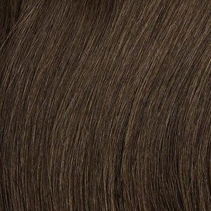 Luxy 100% Remy Human Hair Extensions for Thin Hair Thinning Hair Fill-Ins ? 6 Seamless Wefts Multi-Dimensional Color Blend - Natural-Looking Volume &amp Coverage 50 grams 12 Medium Natural Brown