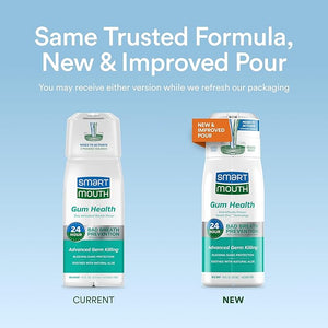 SmartMouth Gum Health Zinc Activated Breath Rinse 16oz 2 Pack