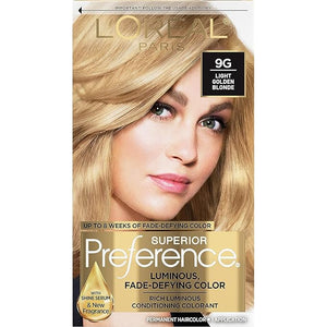 L¡¯Oreal ParisSuperior Preference - 9G Light Golden Blonde 1 Each (Pack of 2)